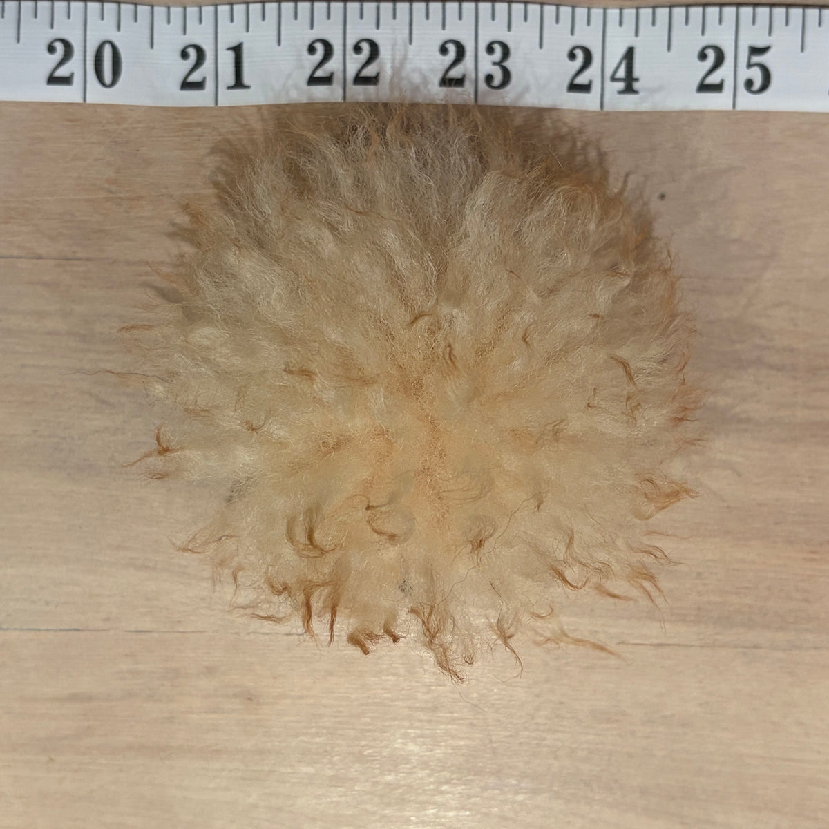 Light Gold Lamb Chunky Hat Pom, 3 Inch