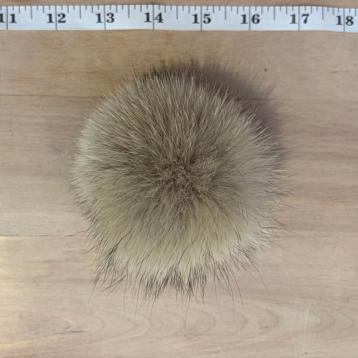 Coyote Fur Pom, 3 Inch