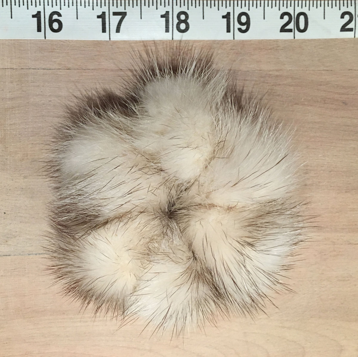 Mink Pom Pom Scrunchies