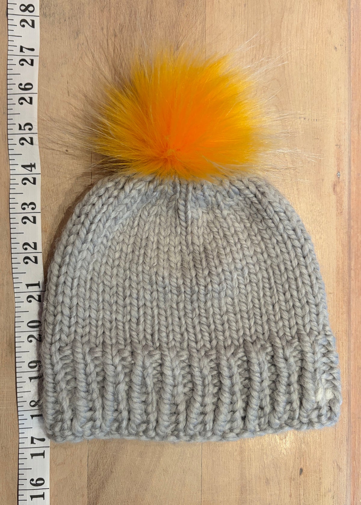 Marigold Yellow Faux Fur Pom, 3-Inch