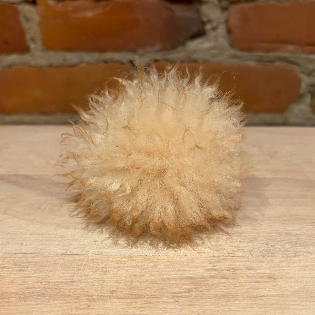 Light Gold Lamb Chunky Hat Pom, 3 Inch