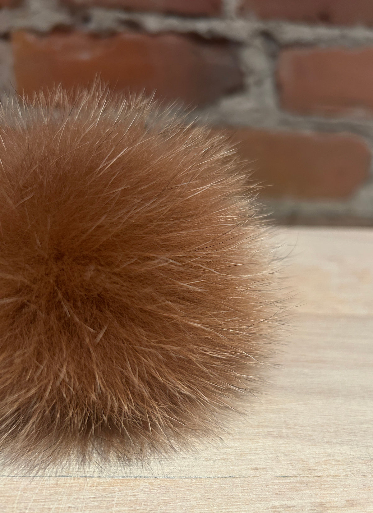 Ginger Gold Fox Pom, 3.5 Inch