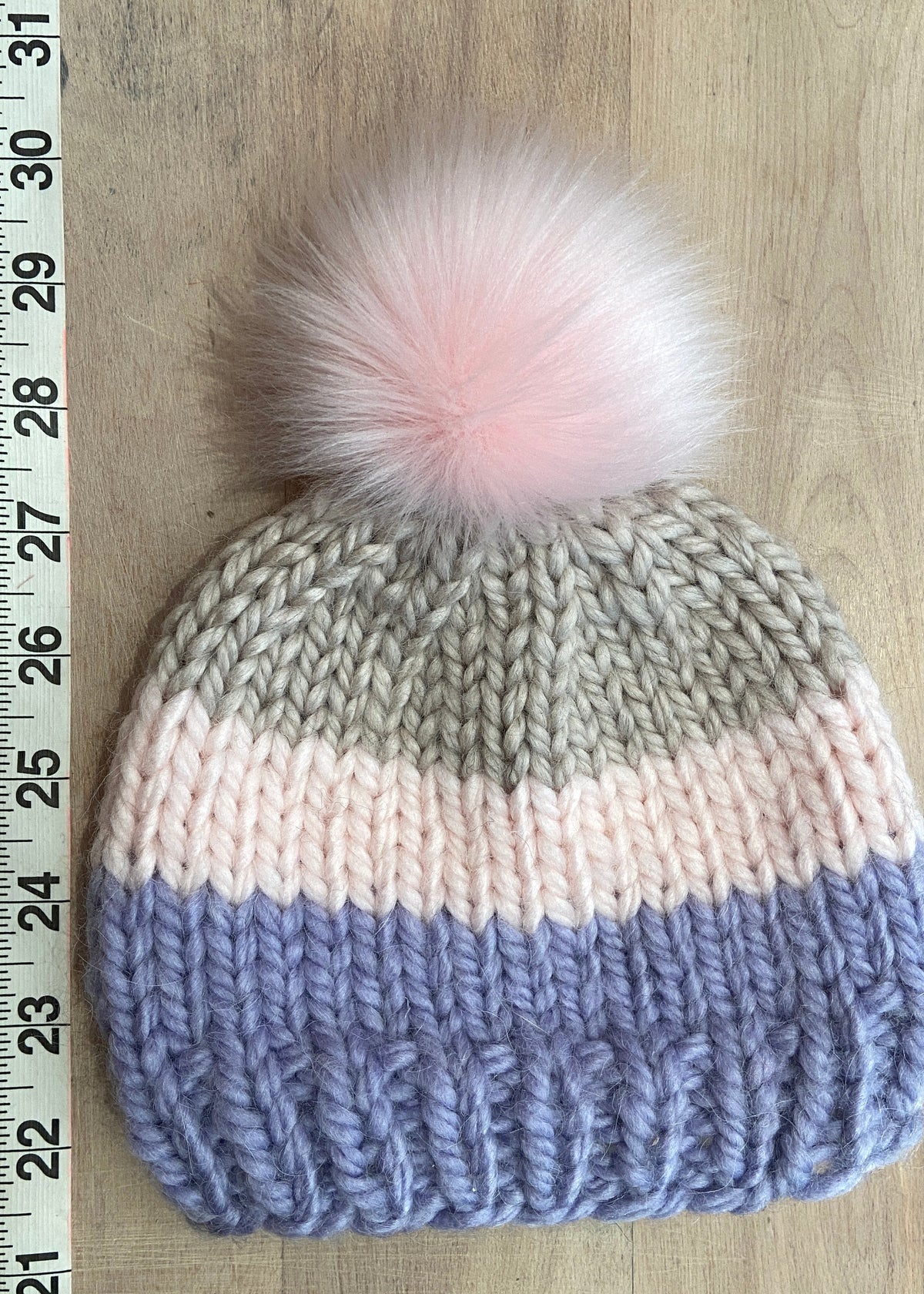Bubblegum Pink Fox Faux Fur Pom, 3 Inch