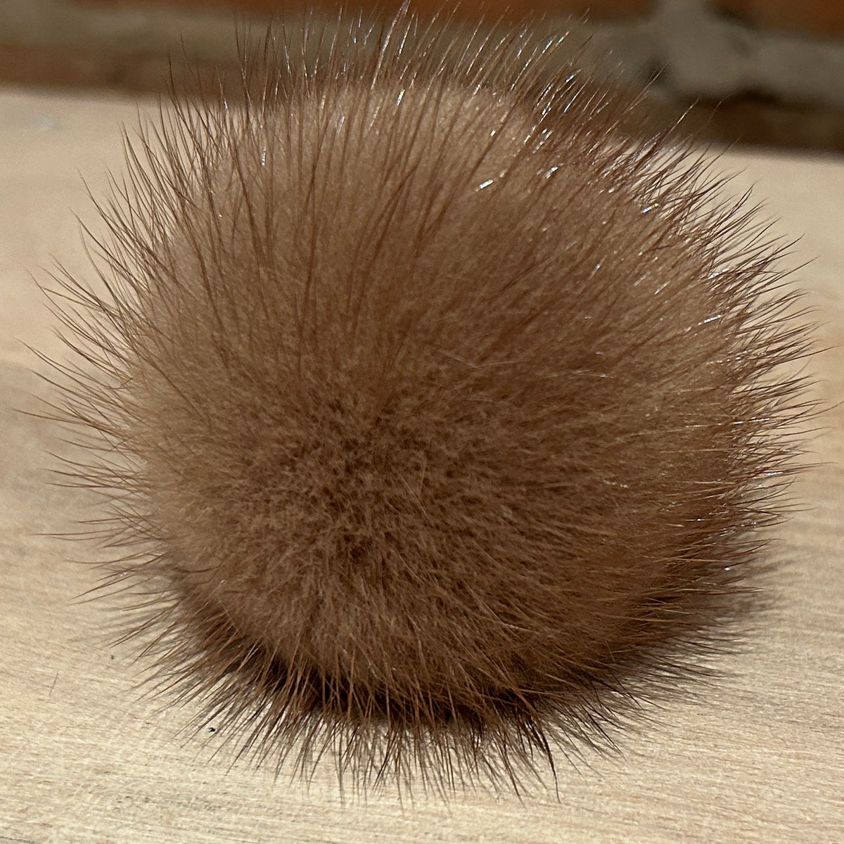 Mink Mini Pom - Various Colors, 2.5 Inch