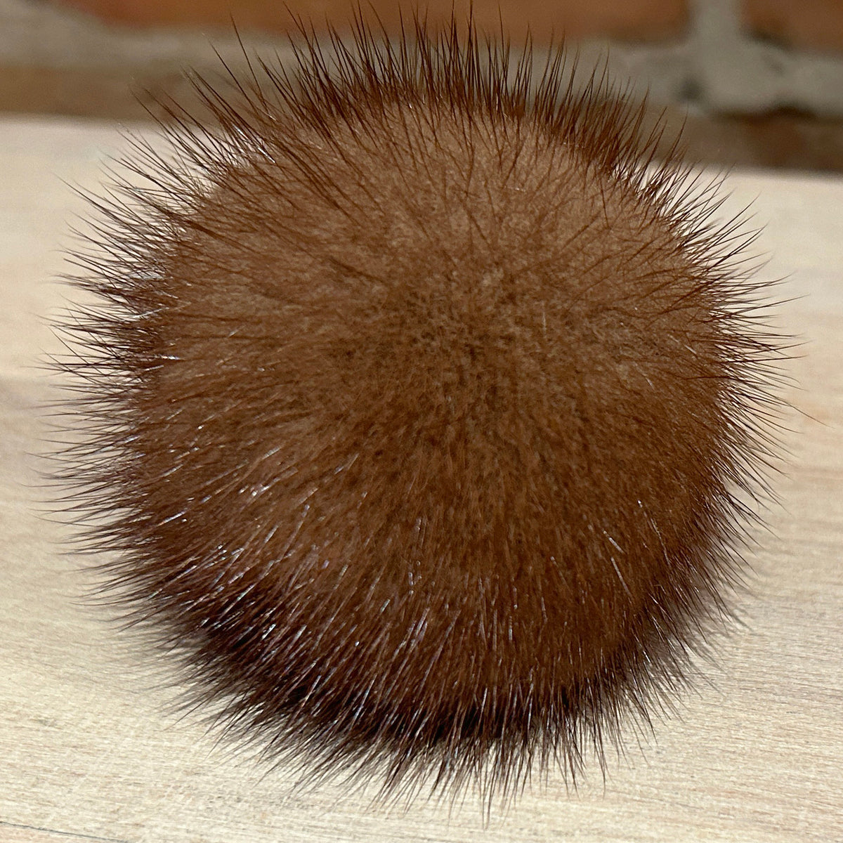 Mink Mini Pom - Various Colors, 2.5 Inch