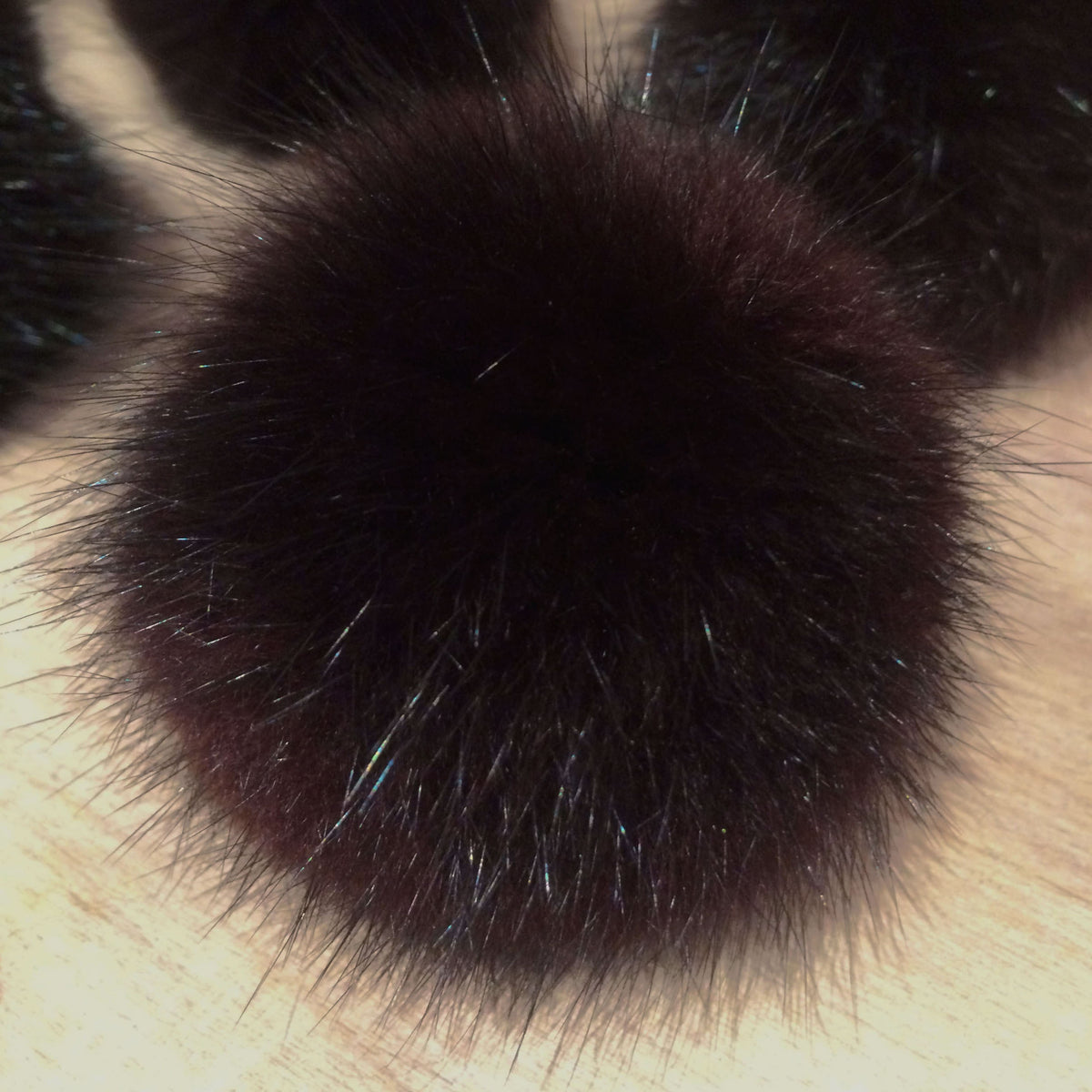 Mink Mini Pom - Various Colors, 2.5 Inch