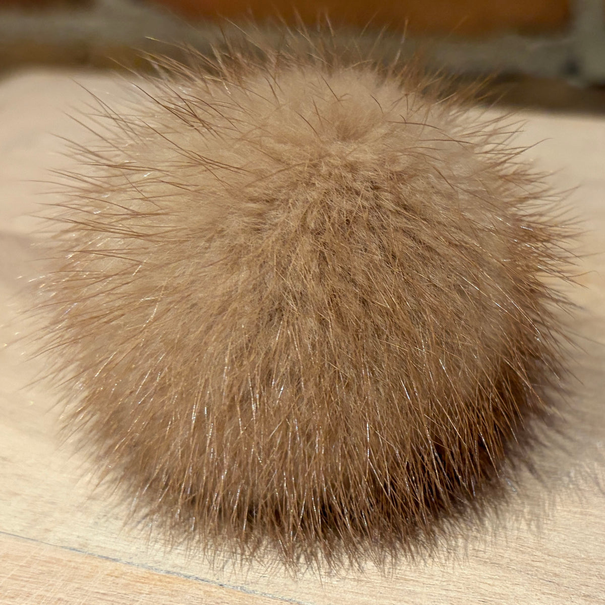 Mink Mini Pom - Various Colors, 2.5 Inch