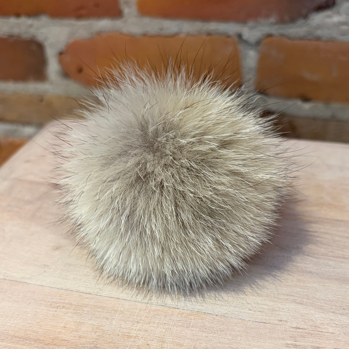 Coyote Fur Pom, 3 Inch