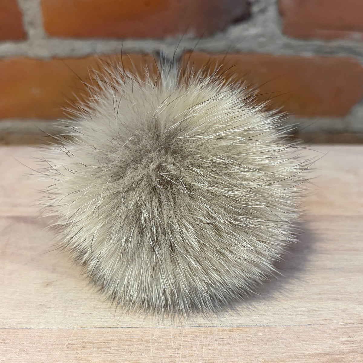 Coyote Fur Pom, 3 Inch