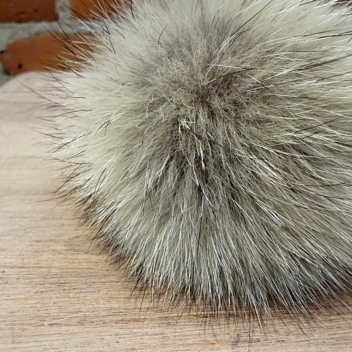Coyote Fur Pom, 3 Inch