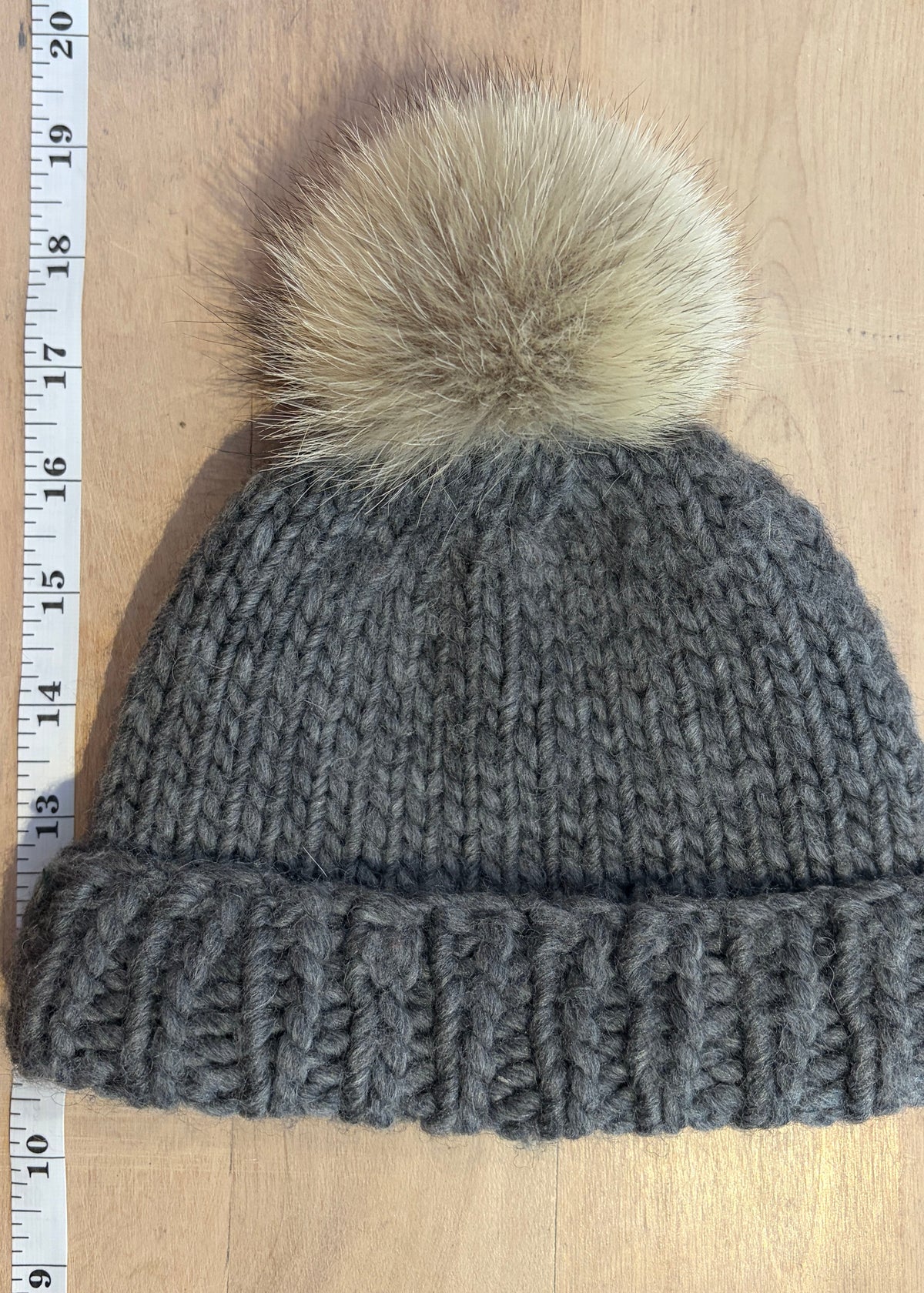 Coyote Fur Pom, 3 Inch