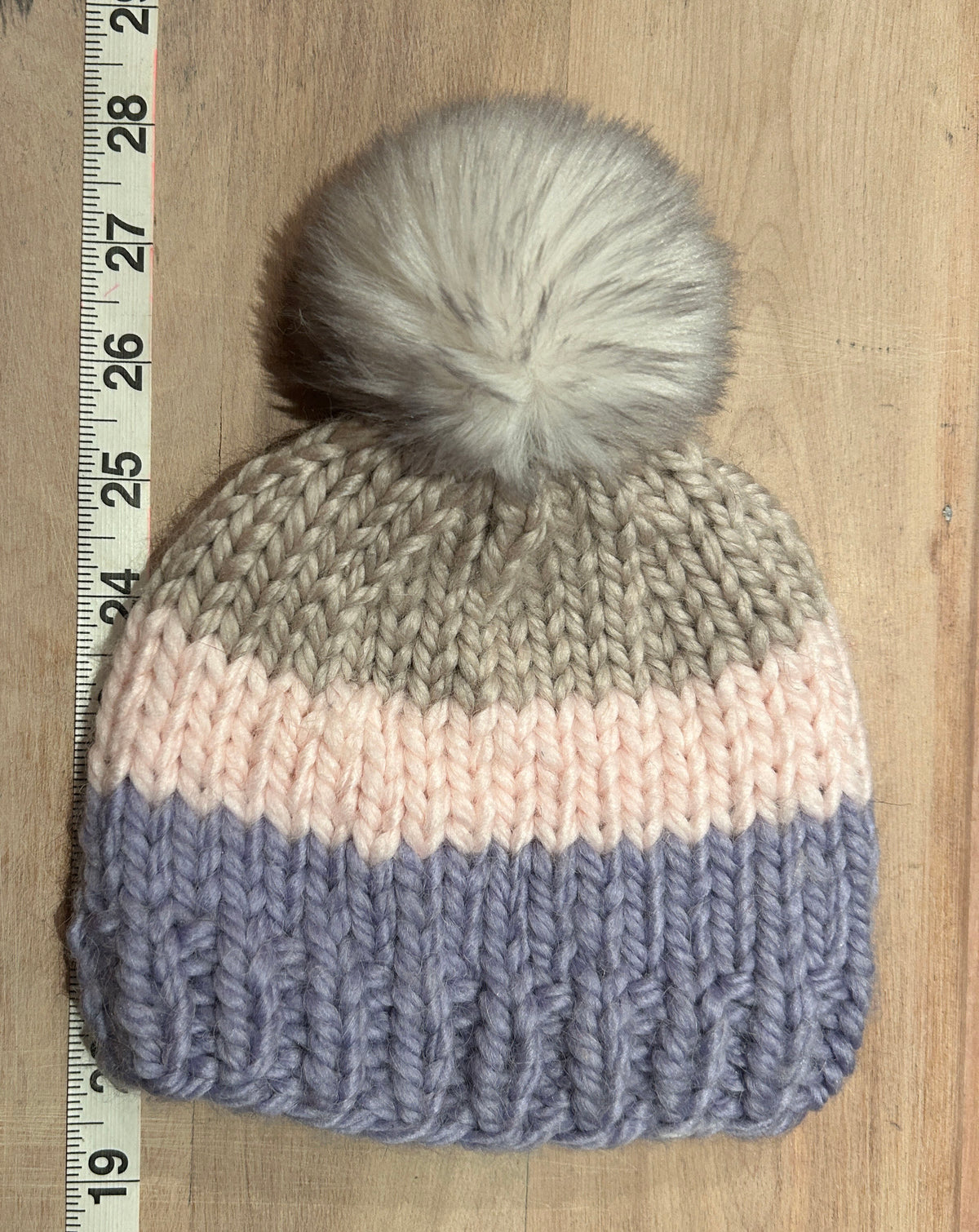 Light Grey Chinchilla Faux Fur Pom, 3 Inch