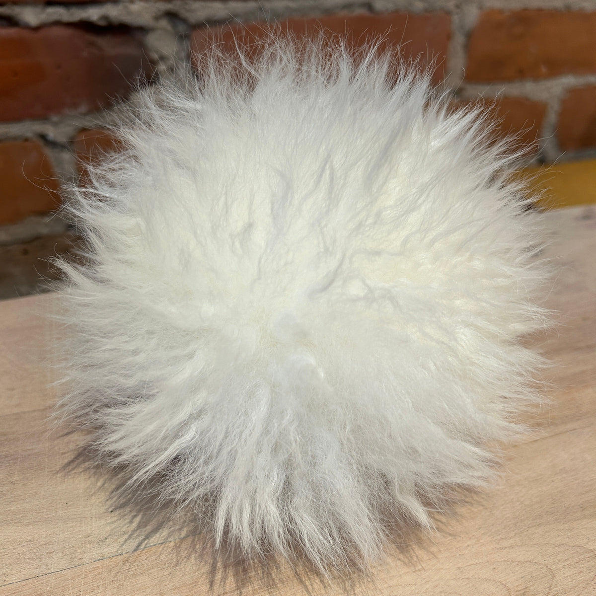 White Lamb Pom, 7 Inch