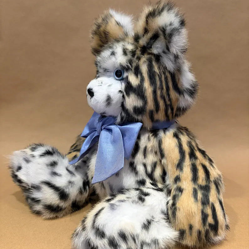 Eira, the Spotted Rabbit Fur Teddy Bear