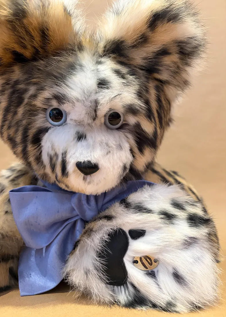 Eira, the Spotted Rabbit Fur Teddy Bear