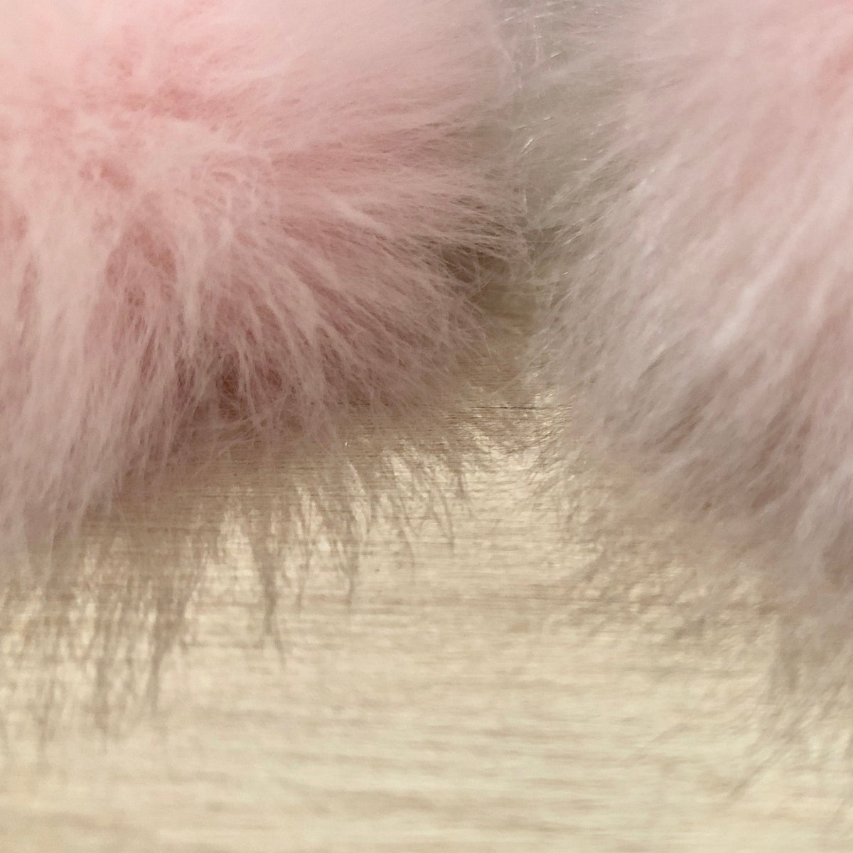 Bubblegum Pink Fox Faux Fur Pom, 3 Inch
